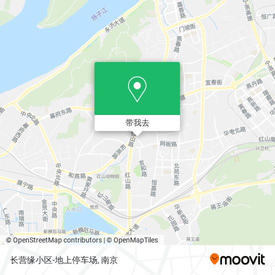 长营缘小区-地上停车场地图