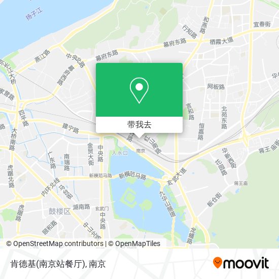 肯德基(南京站餐厅)地图