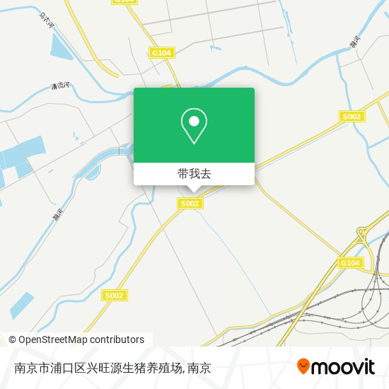 南京市浦口区兴旺源生猪养殖场地图