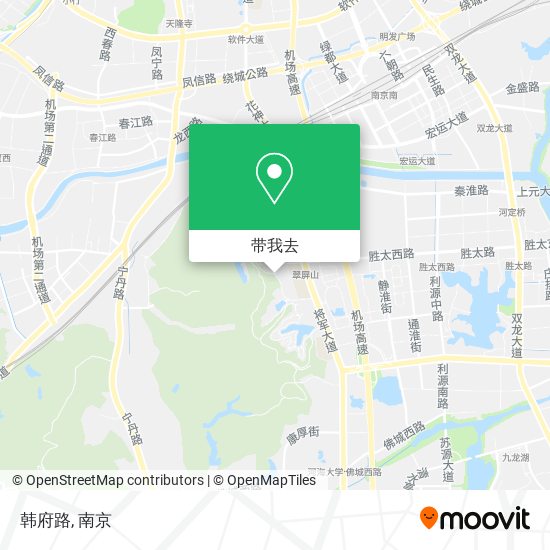 韩府路地图