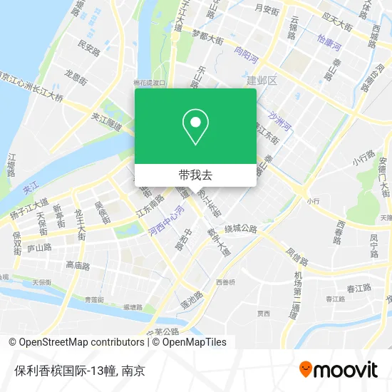 保利香槟国际-13幢地图