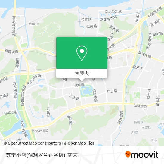 苏宁小店(保利罗兰香谷店)地图