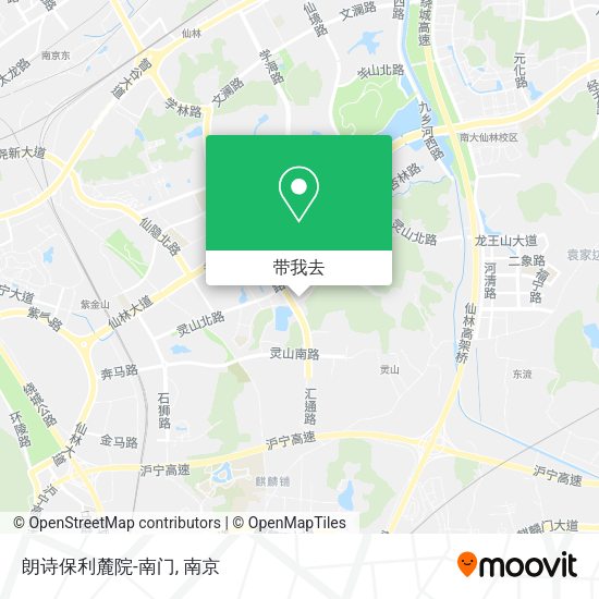 朗诗保利麓院-南门地图