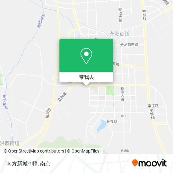 南方新城-1幢地图
