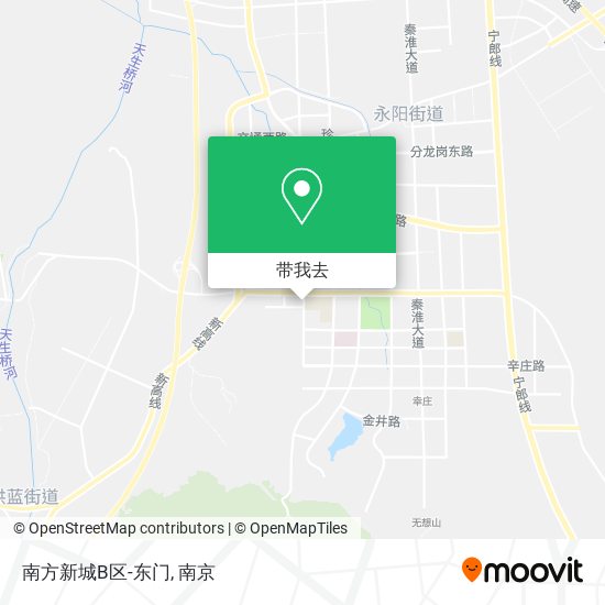 南方新城B区-东门地图