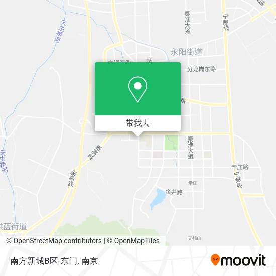 南方新城B区-东门地图