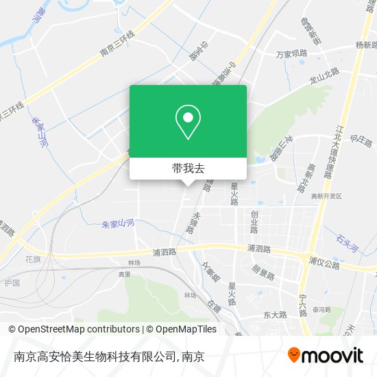 南京高安恰美生物科技有限公司地图