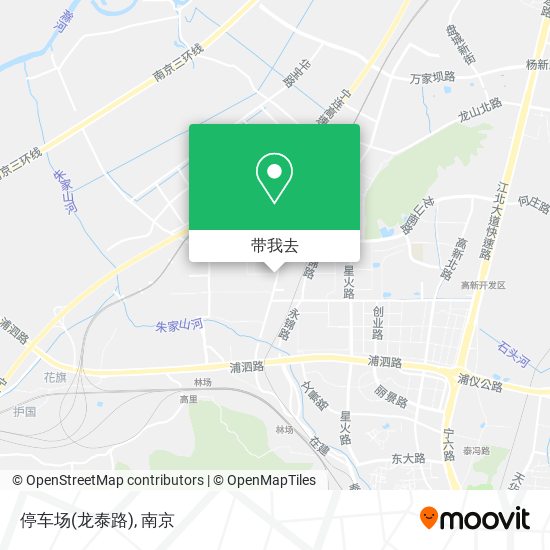 停车场(龙泰路)地图