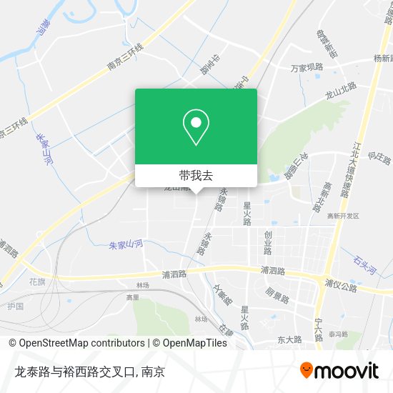 龙泰路与裕西路交叉口地图