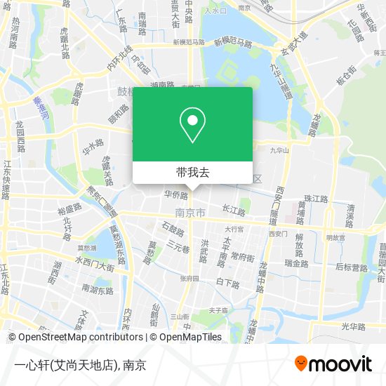 一心轩(艾尚天地店)地图