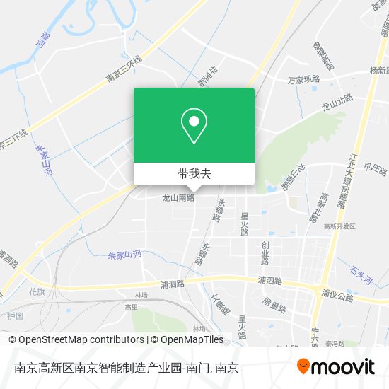 南京高新区南京智能制造产业园-南门地图