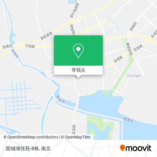 固城湖佳苑-8栋地图
