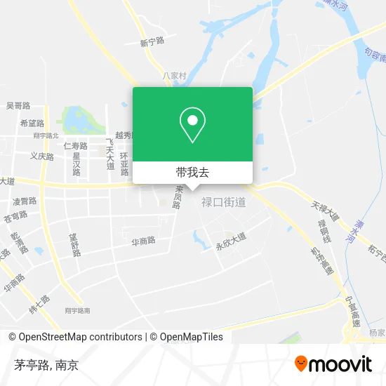 茅亭路地图