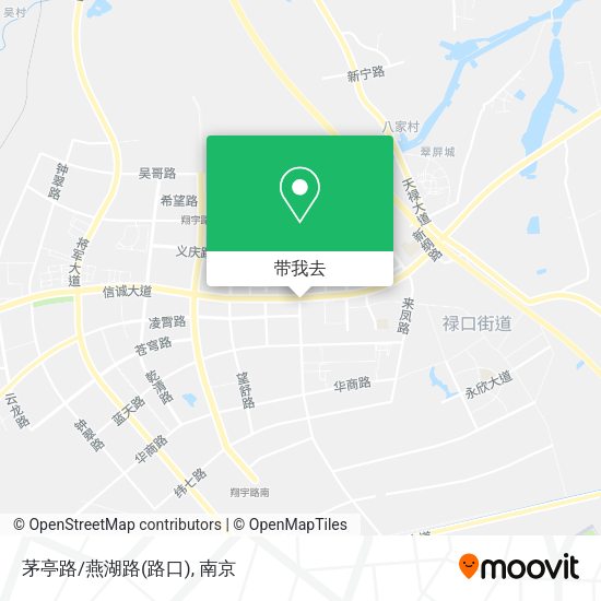 茅亭路/燕湖路(路口)地图