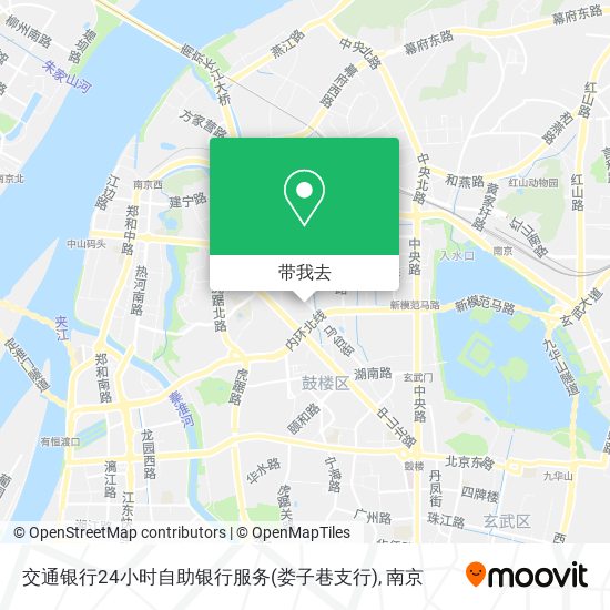 交通银行24小时自助银行服务(娄子巷支行)地图