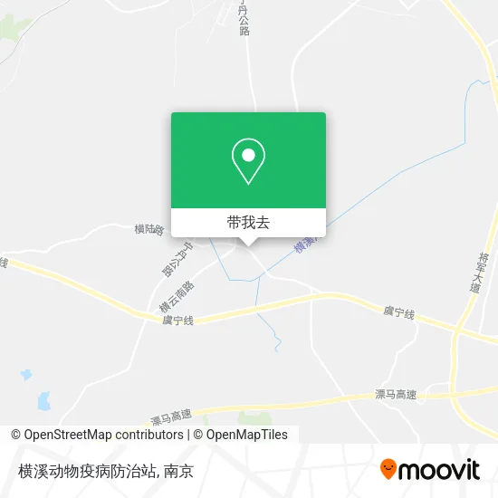 横溪动物疫病防治站地图