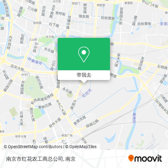 南京市红花农工商总公司地图
