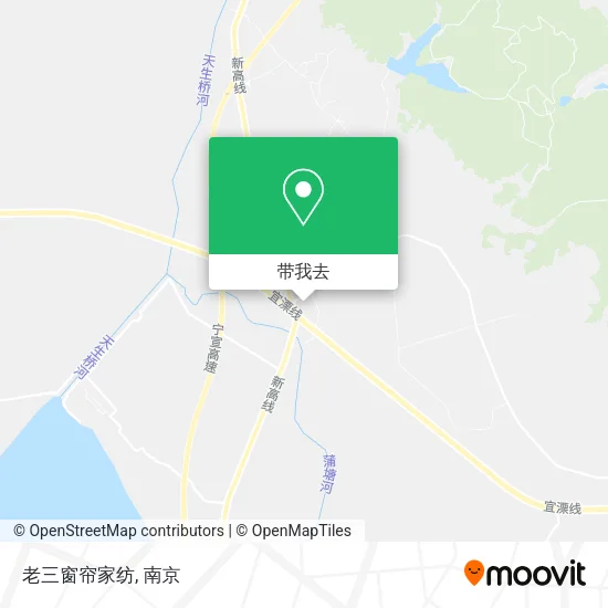 老三窗帘家纺地图