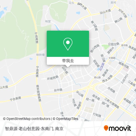 智鼎源·老山创意园-东南门地图