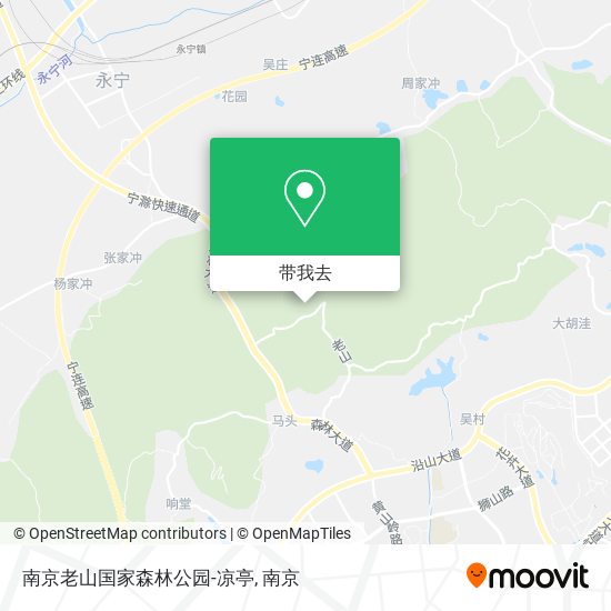 南京老山国家森林公园-凉亭地图