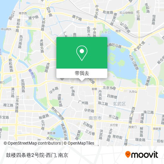 鼓楼四条巷2号院-西门地图