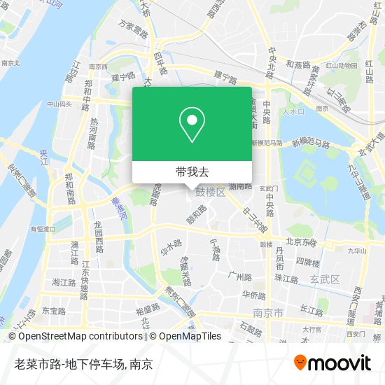 老菜市路-地下停车场地图