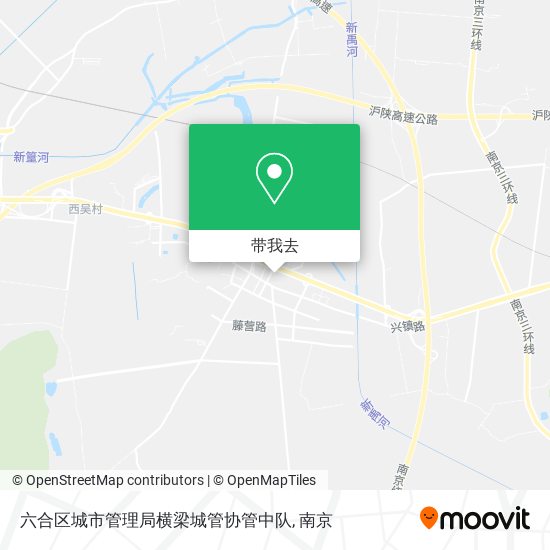 六合区城市管理局横梁城管协管中队地图