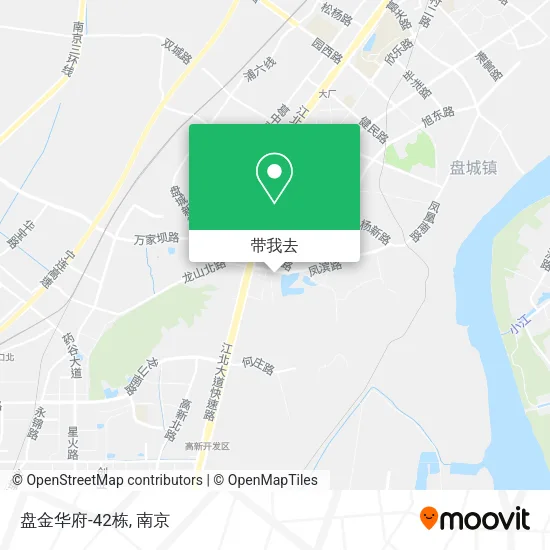 盘金华府-42栋地图
