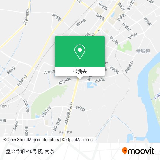 盘金华府-40号楼地图