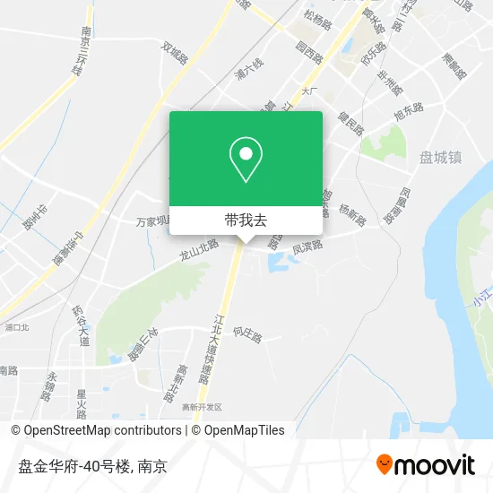 盘金华府-40号楼地图