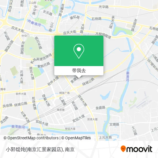 小郭馄饨(南京汇景家园店)地图
