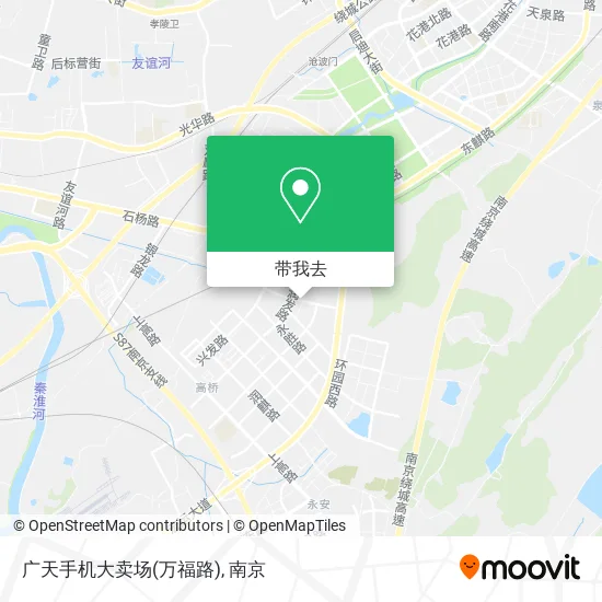 广天手机大卖场(万福路)地图