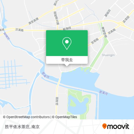 胜平依水茶庄地图