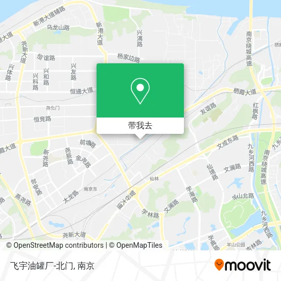 飞宇油罐厂-北门地图