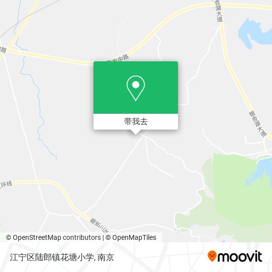 江宁区陆郎镇花塘小学地图