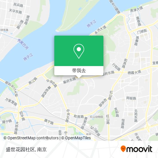 盛世花园社区地图