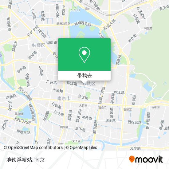 地铁浮桥站地图