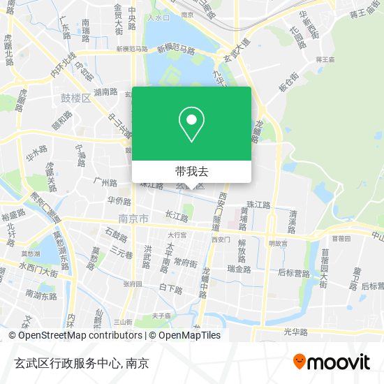 玄武区行政服务中心地图