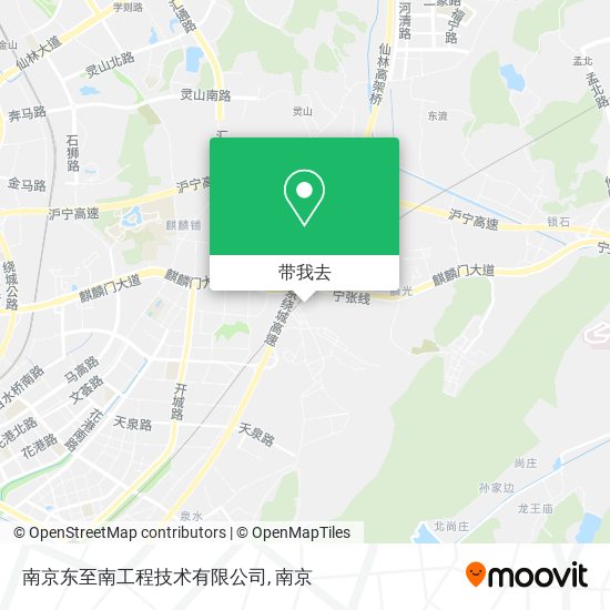 南京东至南工程技术有限公司地图