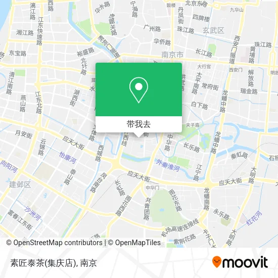 素匠泰茶(集庆店)地图