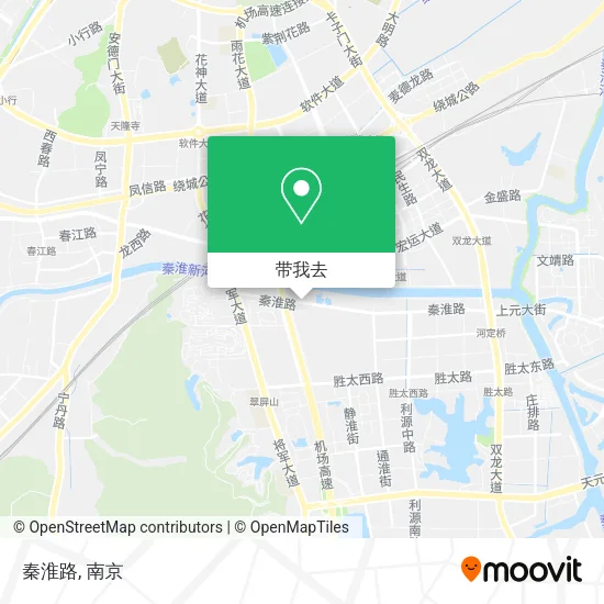 秦淮路地图