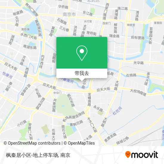 枫秦居小区-地上停车场地图