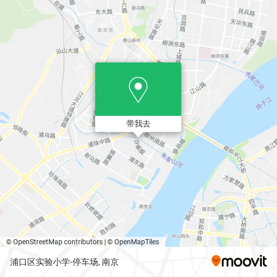 浦口区实验小学-停车场地图