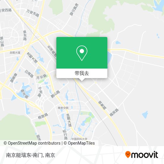 南京能瑞东-南门地图