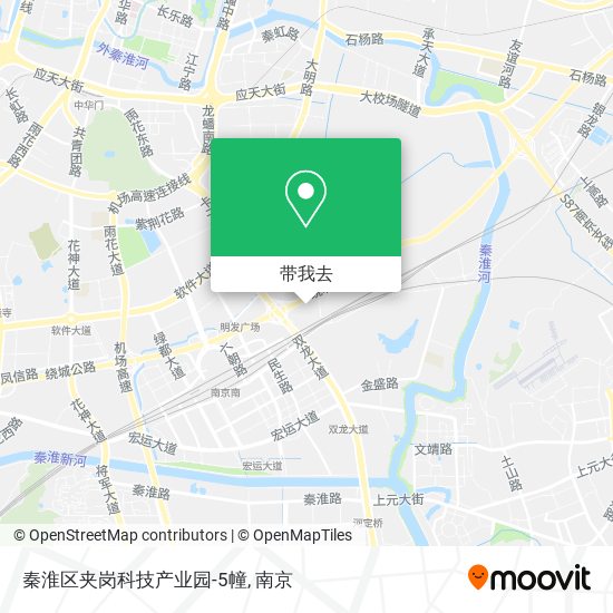 秦淮区夹岗科技产业园-5幢地图