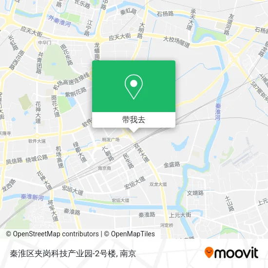 秦淮区夹岗科技产业园-2号楼地图