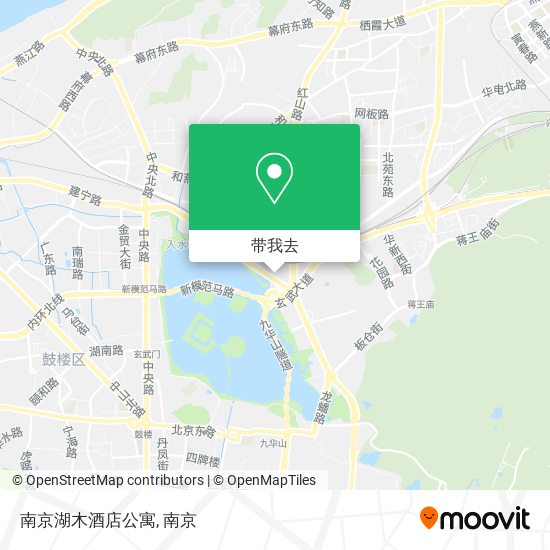 南京湖木酒店公寓地图
