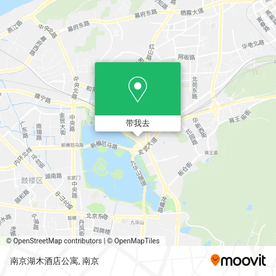 南京湖木酒店公寓地图