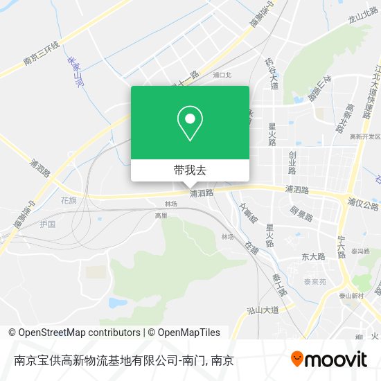 南京宝供高新物流基地有限公司-南门地图