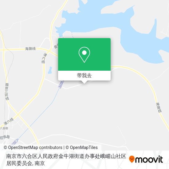 南京市六合区人民政府金牛湖街道办事处峨嵋山社区居民委员会地图